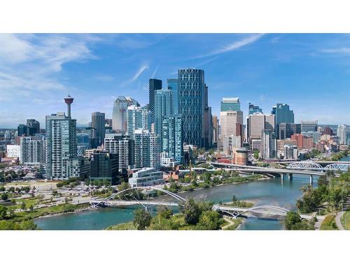 1303-615 6 Avenue Se, Calgary, AB - Outdoor With Body Of Water With View