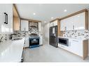 1508 Olympia Drive Se, Calgary, AB  - Indoor Photo Showing Kitchen With Upgraded Kitchen 