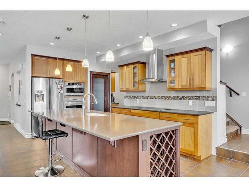 50 Sage Hill Way Nw, Calgary, AB - Indoor Photo Showing Kitchen With Upgraded Kitchen