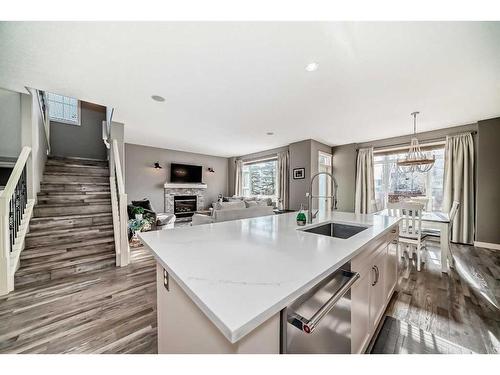 184 West Creek Boulevard, Chestermere, AB - Indoor Photo Showing Kitchen With Upgraded Kitchen