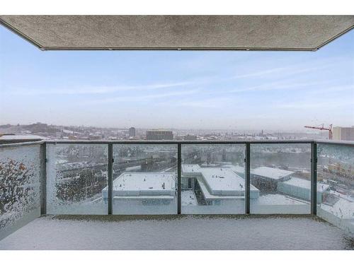 1102-510 6 Avenue Se, Calgary, AB - Outdoor With Balcony With View