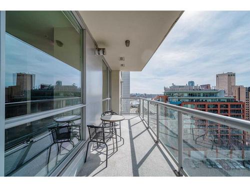 1216-222 Riverfront Avenue Sw, Calgary, AB - Outdoor With Balcony With View With Exterior
