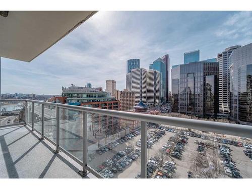 1216-222 Riverfront Avenue Sw, Calgary, AB - Outdoor With Balcony With View
