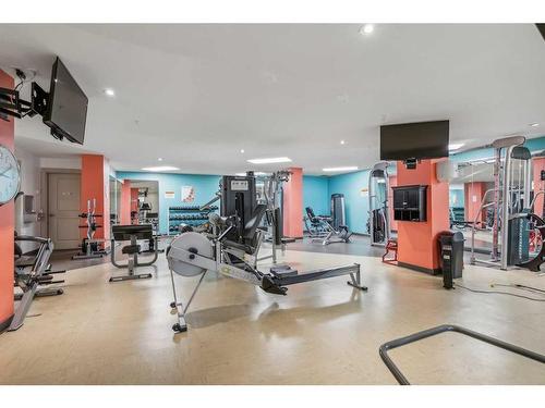 2417-5605 Henwood Street Sw, Calgary, AB - Indoor Photo Showing Gym Room