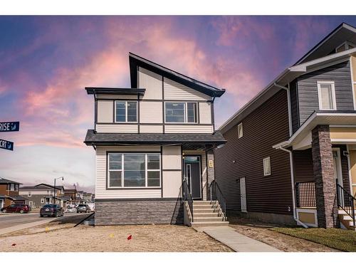 202 Dawson Harbour Rise, Chestermere, AB - Outdoor With Facade