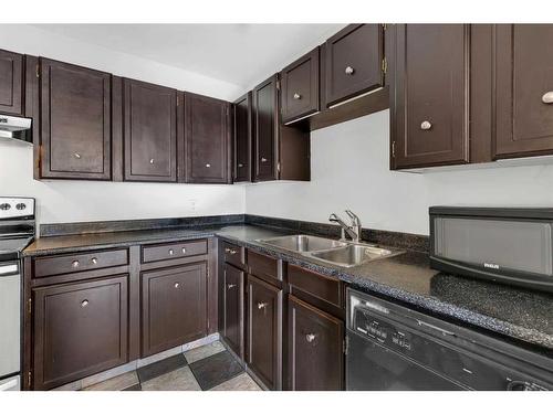 302-730 2 Avenue Nw, Calgary, AB - Indoor Photo Showing Kitchen With Double Sink