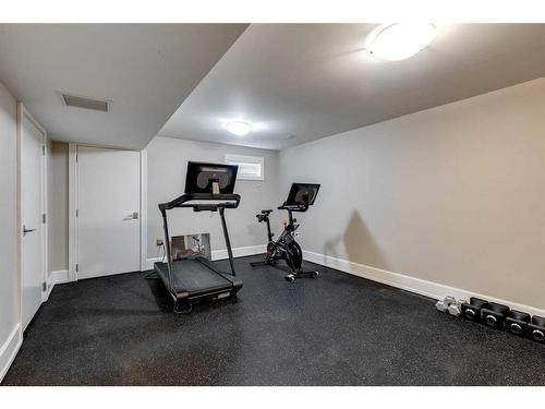 98051 2248 Drive East, Rural Foothills County, AB - Indoor Photo Showing Gym Room