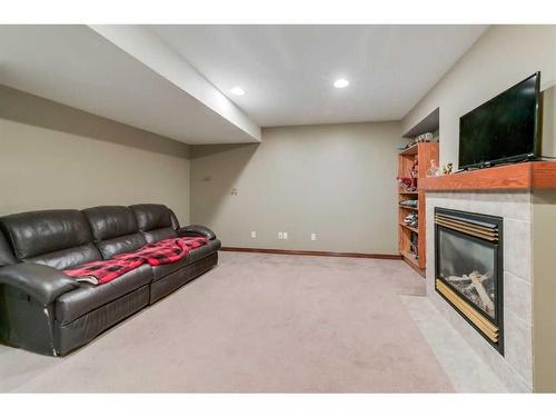 359 Chaparral Drive Se, Calgary, AB - Indoor With Fireplace