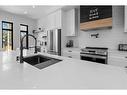 5007 35 Street, Sylvan Lake, AB  - Indoor Photo Showing Kitchen With Upgraded Kitchen 