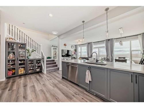 90 Howse Common Ne, Calgary, AB - Indoor Photo Showing Kitchen With Upgraded Kitchen