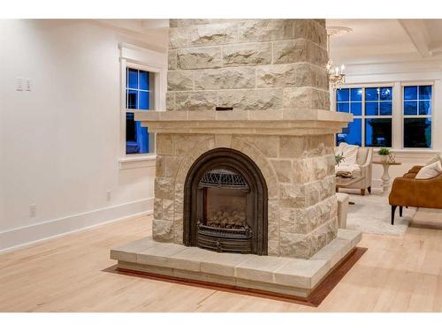 310 40 Avenue Sw, Calgary, AB - Indoor With Fireplace