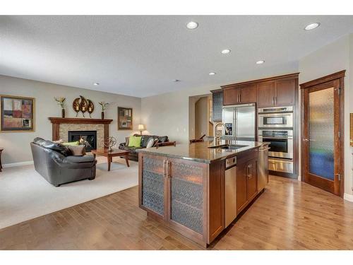 206 Valleyview Court Se, Calgary, AB - Indoor With Fireplace