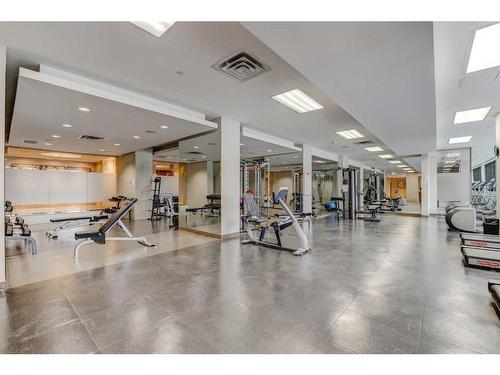 1626-222 Riverfront Avenue Sw, Calgary, AB - Indoor Photo Showing Gym Room