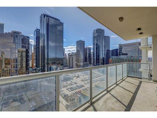 1626-222 Riverfront Avenue Sw, Calgary, AB - Outdoor With Balcony With View