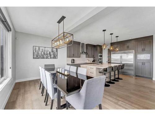 26 Chelsea Bay, Chestermere, AB - Indoor Photo Showing Dining Room