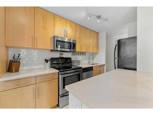 303-2317 17A Street Sw, Calgary, AB - Indoor Photo Showing Kitchen