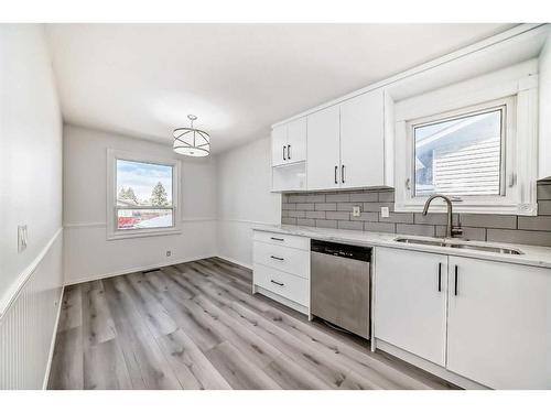 88 Falmead Road Ne, Calgary, AB - Indoor Photo Showing Kitchen With Double Sink