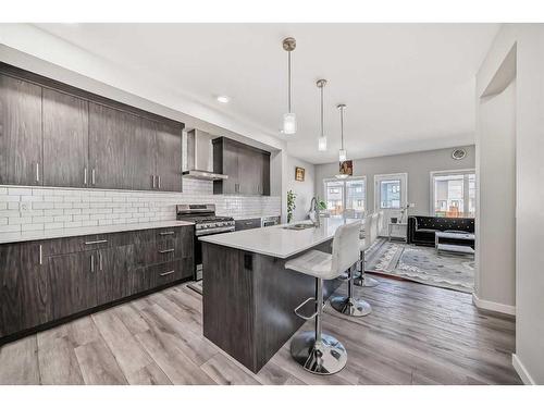 68 Homestead Close Ne, Calgary, AB - Indoor Photo Showing Kitchen With Upgraded Kitchen