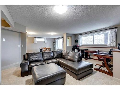 129 Royal Oak Heath Nw, Calgary, AB - Indoor Photo Showing Living Room With Fireplace