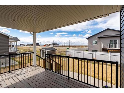 6 Keown Close, Olds, AB - Outdoor With Deck Patio Veranda With Exterior