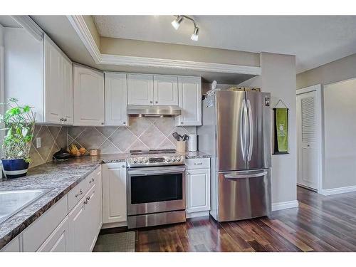 128 Nottingham Road Nw, Calgary, AB - Indoor Photo Showing Kitchen With Stainless Steel Kitchen With Upgraded Kitchen
