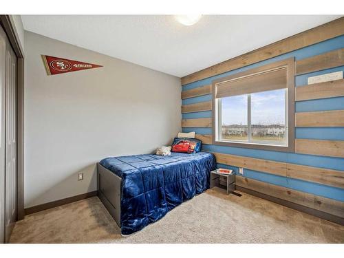 569 Luxstone Landing Sw, Airdrie, AB - Indoor Photo Showing Bedroom