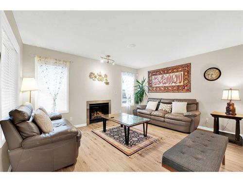 29 Panora View Nw, Calgary, AB - Indoor Photo Showing Living Room With Fireplace