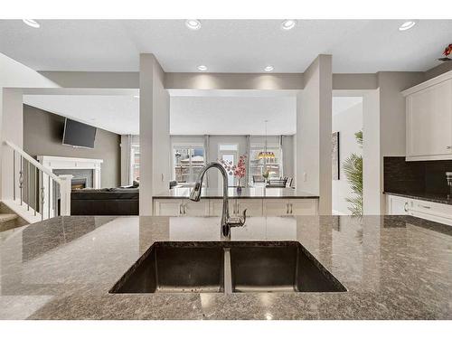 54 Auburn Meadows Court Se, Calgary, AB - Indoor Photo Showing Kitchen With Double Sink