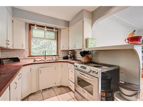 1231 17 Street Nw, Calgary, AB - Indoor Photo Showing Kitchen With Double Sink
