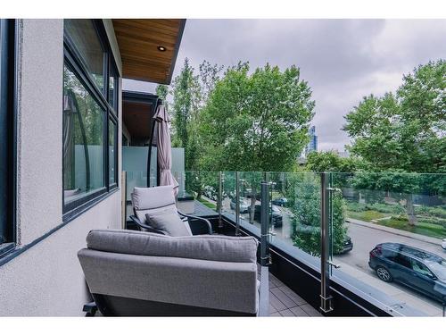 1624 Broadview Road Nw, Calgary, AB - Outdoor With Deck Patio Veranda With Exterior
