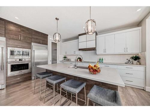 103 Walden Landing Se, Calgary, AB - Indoor Photo Showing Kitchen With Stainless Steel Kitchen With Upgraded Kitchen