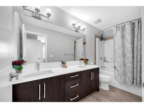 201-135 Redstone Walk Ne, Calgary, AB - Indoor Photo Showing Bathroom