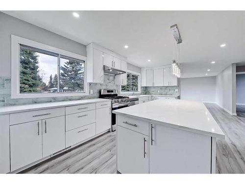 2045 Cottonwood Crescent Se, Calgary, AB - Indoor Photo Showing Kitchen With Upgraded Kitchen