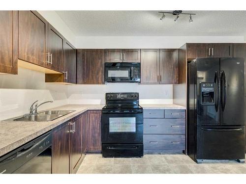 5211-279 Copperpond Common Se, Calgary, AB - Indoor Photo Showing Kitchen With Double Sink