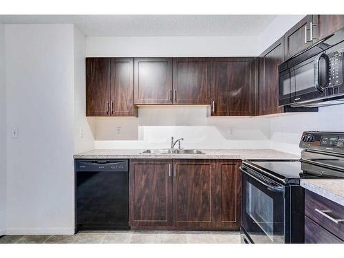 5211-279 Copperpond Common Se, Calgary, AB - Indoor Photo Showing Kitchen With Double Sink