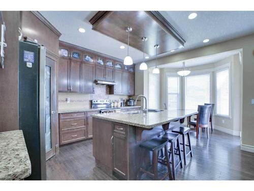 523 Taralake Way Ne, Calgary, AB - Indoor Photo Showing Kitchen With Upgraded Kitchen