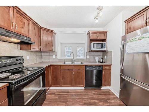 114 Cranberry Close Se, Calgary, AB - Indoor Photo Showing Kitchen With Double Sink