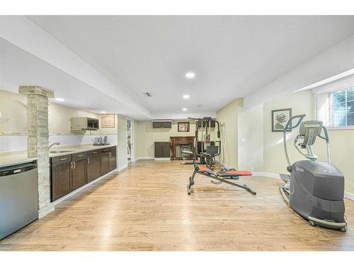 110 Mt Robson Close Se, Calgary, AB - Indoor Photo Showing Gym Room