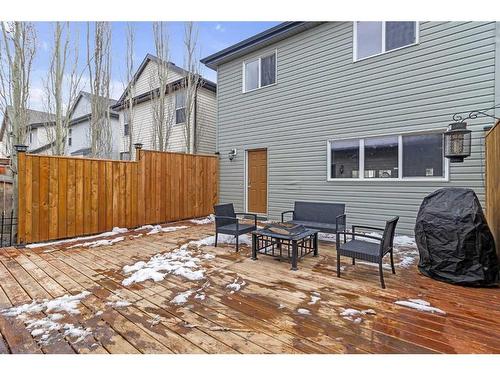 338 Sunset Common, Cochrane, AB - Outdoor With Deck Patio Veranda With Exterior