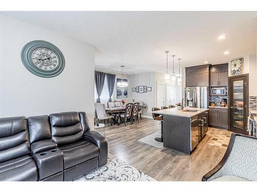 536 Redstone Drive Ne, Calgary, AB - Indoor Photo Showing Living Room