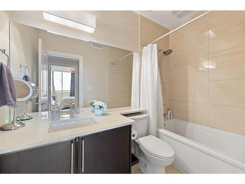 802-1110 3 Avenue Nw, Calgary, AB - Indoor Photo Showing Bathroom