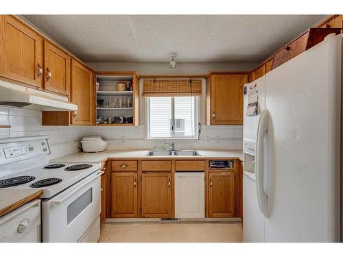 11460 Coventry Boulevard Ne, Calgary, AB - Indoor Photo Showing Kitchen With Double Sink