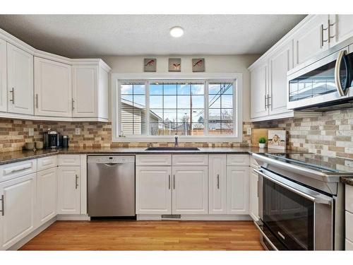 1023 Lake Wapta Way Se, Calgary, AB - Indoor Photo Showing Kitchen With Upgraded Kitchen
