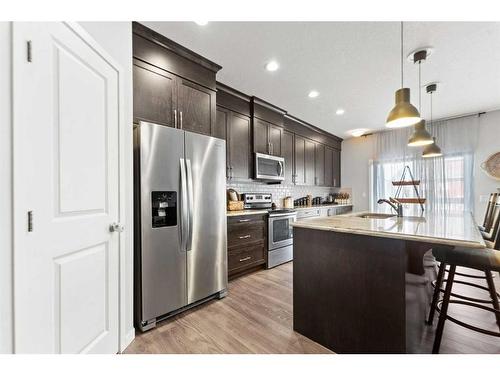 65 Howse Common Ne, Calgary, AB - Indoor Photo Showing Kitchen With Stainless Steel Kitchen With Upgraded Kitchen