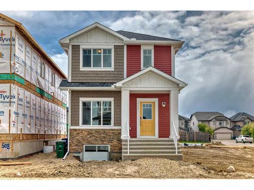 612 Baywater Manor Sw, Airdrie, AB - Outdoor With Facade