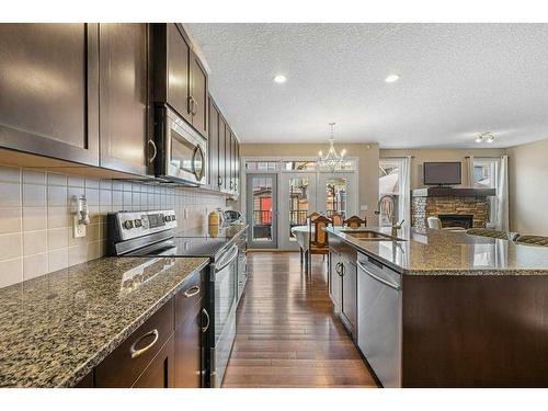 456 Mahogany Boulevard Se, Calgary, AB - Indoor Photo Showing Kitchen With Stainless Steel Kitchen With Upgraded Kitchen