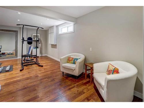 9002 Scurfield Drive Nw, Calgary, AB - Indoor Photo Showing Gym Room
