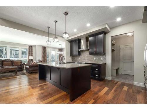 210 Aspen Stone Way Sw, Calgary, AB - Indoor Photo Showing Kitchen With Upgraded Kitchen