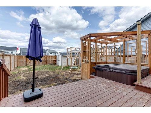 77 Amery Crescent, Crossfield, AB - Outdoor With Deck Patio Veranda With Exterior