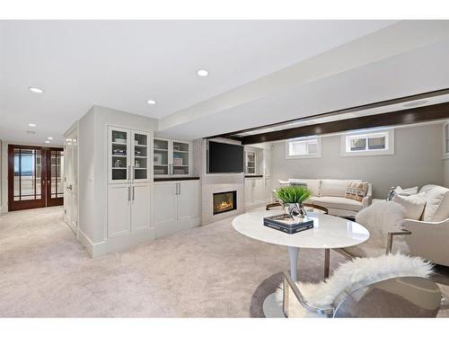 1305 Montreal Avenue Sw, Calgary, AB - Indoor With Fireplace